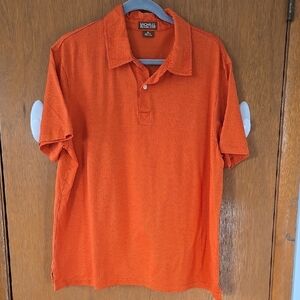 Michael Kors Men's Orange Polo Shirt